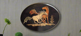 The Spirit of the Horse – Oval Rosewood Inlay Masterpiece