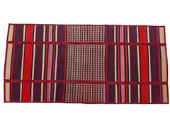 Handcrafted Multi - Colored Korai Grass Mat with Woven Pattern | Korai Pai | Pattamadai Pai