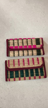 Handwoven Korai Grass Wallets – Naturally Stylish