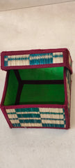 Handcrafted Korai Grass Organizer Boxes