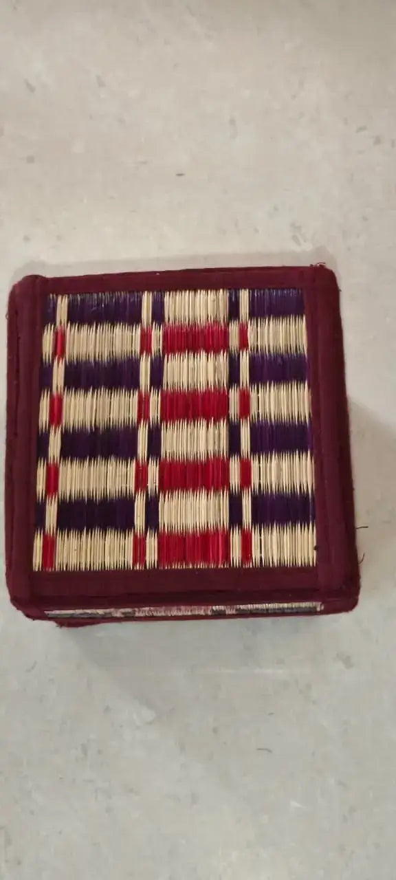 Handcrafted Korai Grass Organizer Boxes Accessories