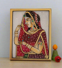 Rajasthan The Royal Attire Marbel Painitng