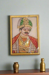 Maharaja of Rajasthan Marbel Painting