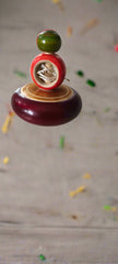 Traditional Indian Wooden Spinning Top (Lattu/Bhavra)