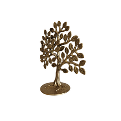 Handcrafted brass Kalpavriksha brass showpiece tabletop decor.