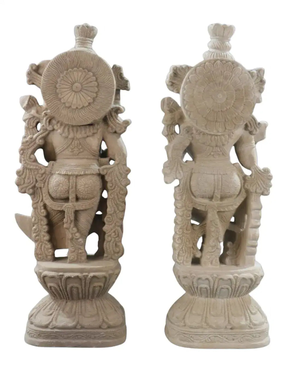 Bhakti and Beauty: The Grace of Radha Krishna Sand Stone