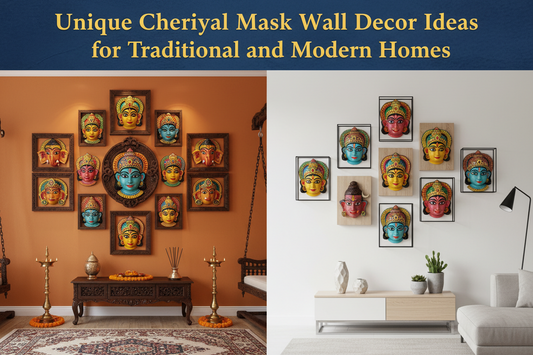 Unique Cheriyal Mask Wall Decor Ideas for Traditional and Modern Homes