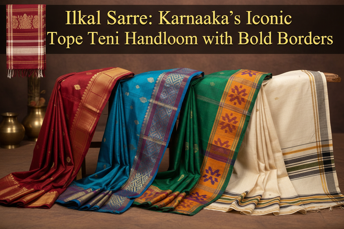 Ilkal Saree: Karnataka’s Iconic Tope Teni Handloom with Bold Borders