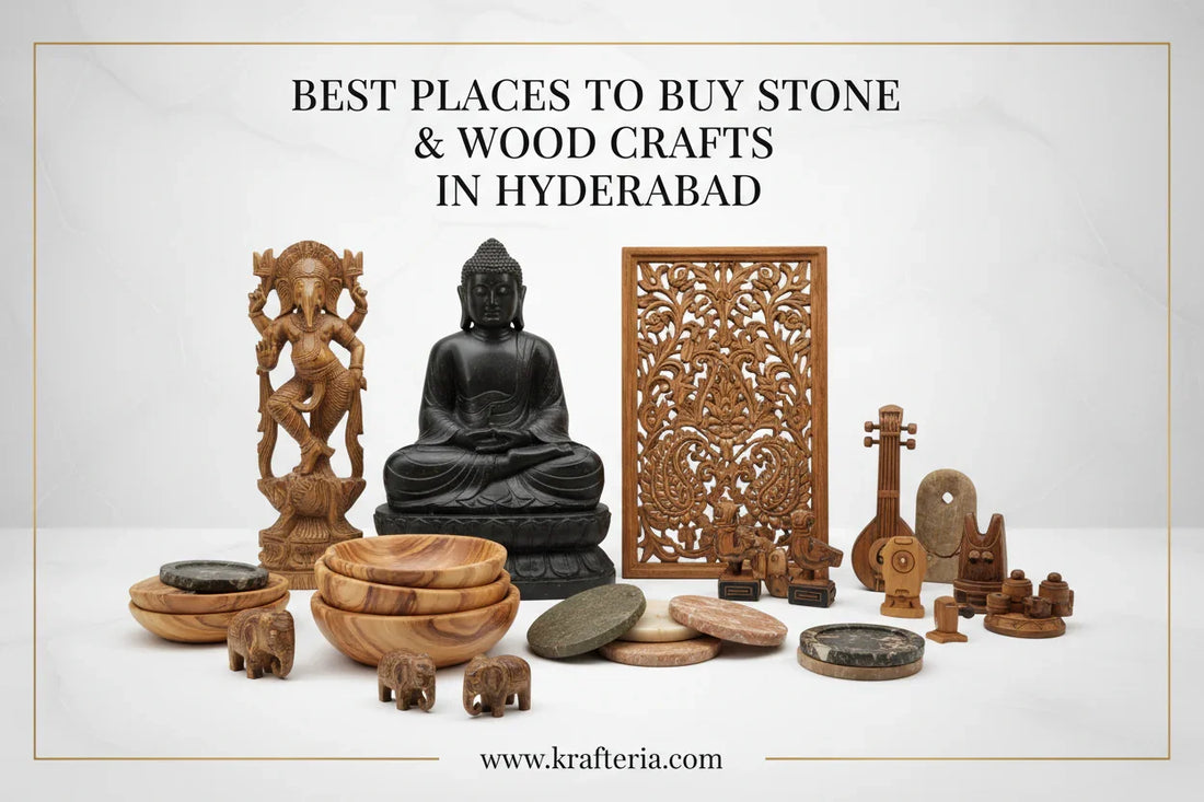 Best Places to Buy Stone & Wood Crafts in Hyderabad - Krafteria