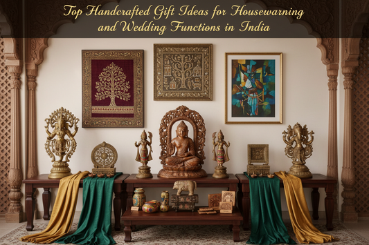 Top Handcrafted Gift Ideas for Housewarming and Wedding Functions in India
