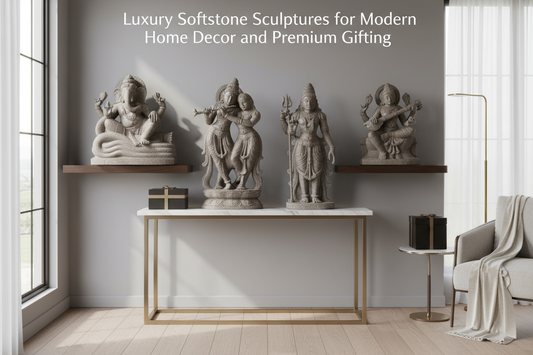 Luxury Softstone Sculptures for Modern Home Decor and Premium Gifting