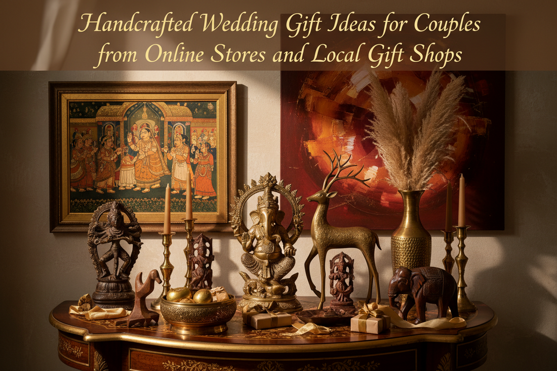 Handcrafted Wedding Gift Ideas for Couples from Online Stores and Local Gift Shops