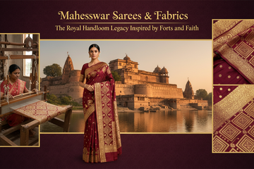 Maheshwar Sarees & Fabrics The Royal Handloom Legacy Inspired by Forts and Faith