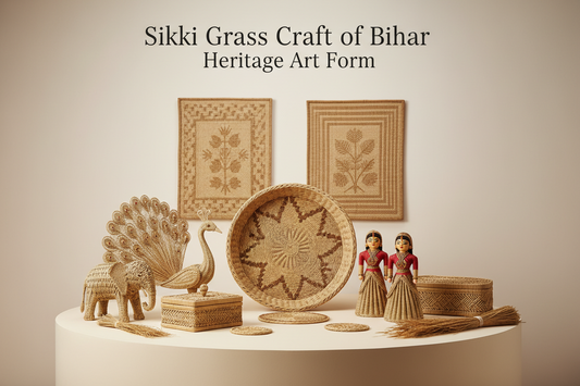 Sikki Grass Craft of Bihar Heritage Art Form