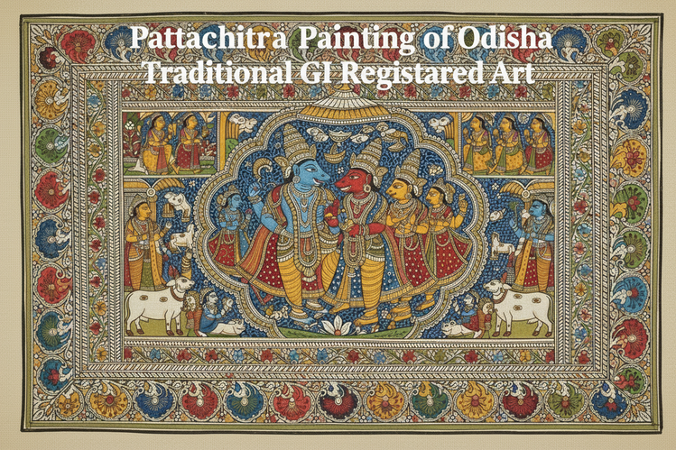 Pattachitra Painting of Odisha Traditional GI Registered Art – Krafteria