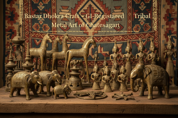 Bastar Dhokra Craft: GI-Registered Tribal Metal Art of Chhattisgarh
