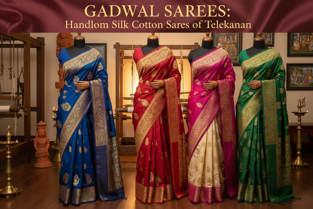 Gadwal Sarees: Handloom Silk Cotton Sarees of Telangana