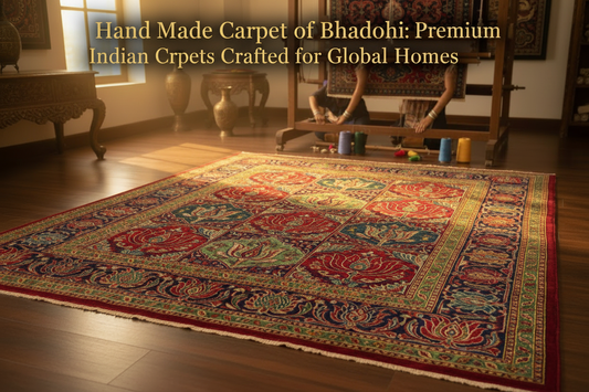 Hand Made Carpet of Bhadohi: Premium Indian Carpets Crafted for Global Homes