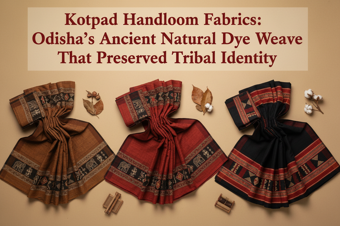 Kotpad Handloom Fabrics: Odisha’s Ancient Natural Dye Weave That Preserved Tribal Identity