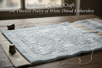 Lucknow Chikan Craft The Timeless Poetry of White Thread Embroidery