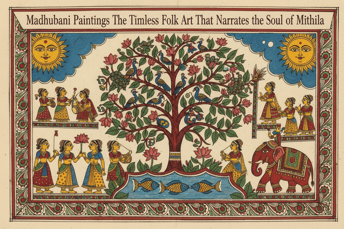 Madhubani Paintings The Timeless Folk Art That Narrates the Soul of Mithila