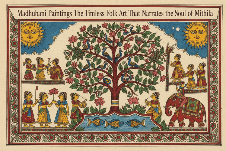 Madhubani Paintings: The Folk Art That Narrates the Soul of Mithila ...