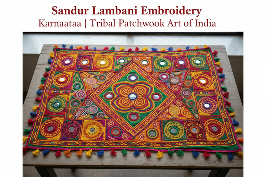 Sandur Lambani Embroidery Karnataka | Tribal Patchwork Art of India