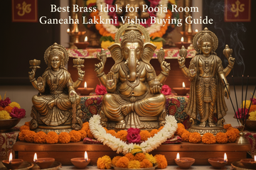 Best Brass Idols for Pooja Room Ganesha Lakshmi Vishnu Buying Guide Krafteria