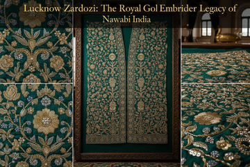 Lucknow Zardozi: The Royal Gold Embroidery Legacy of Nawabi India