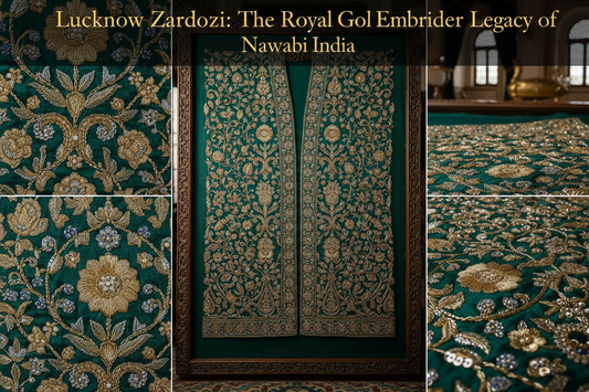 Lucknow Zardozi: The Royal Gold Embroidery Legacy of Nawabi India