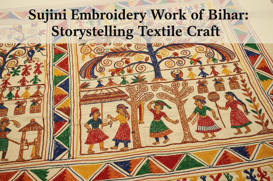 Sujini Embroidery Work of Bihar: Storytelling Textile Craft