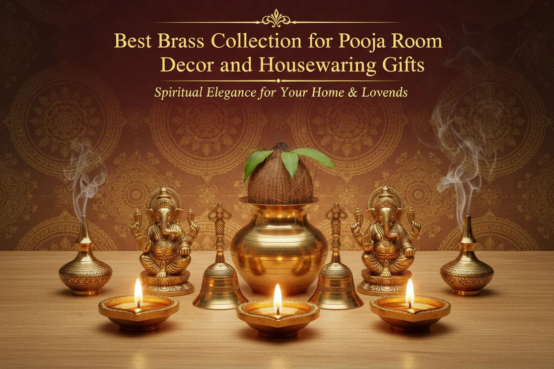 Best Brass Collection for Pooja Room Decor and Housewarming Gifts - Krafteria