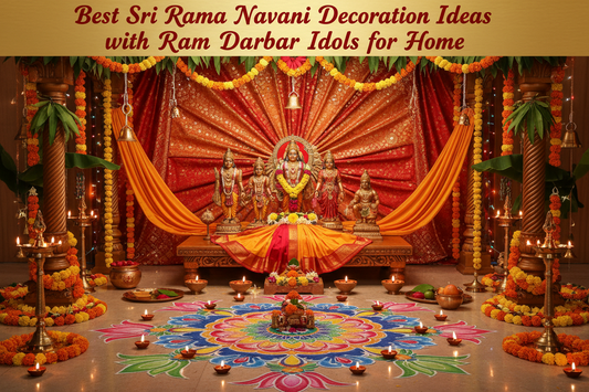 Best Sri Rama Navami Decoration Ideas with Ram Darbar Idols for Home