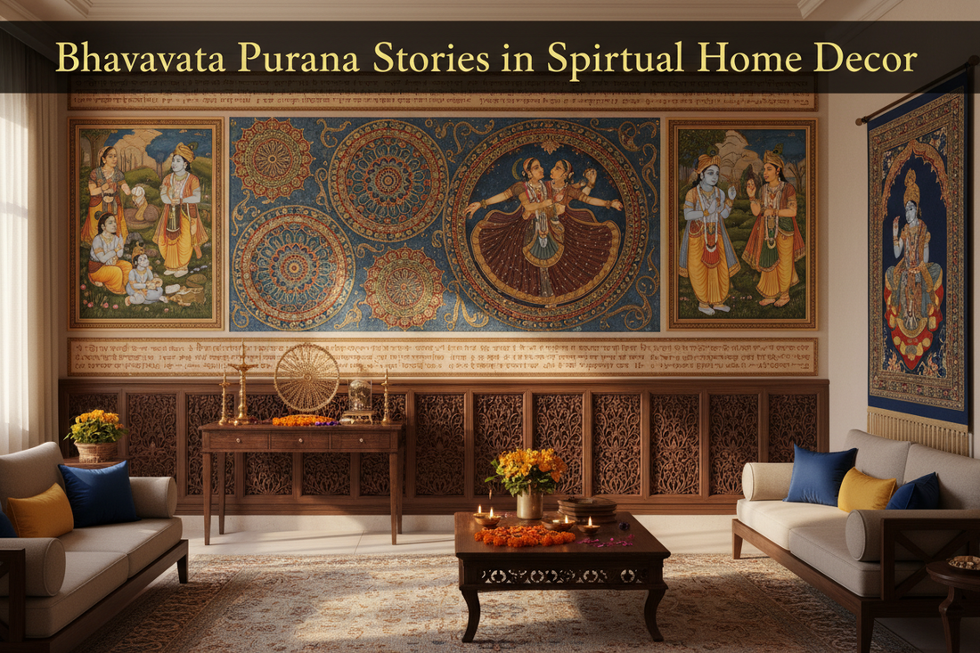 Bhagavata Purana Stories in Spiritual Home Decor