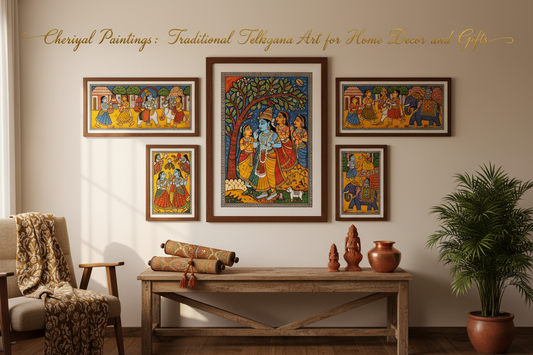 Cheriyal Paintings: Traditional Telangana Art for Home Decor and Gifts