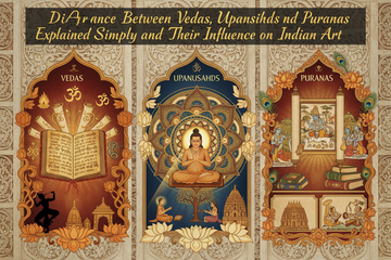 Difference Between Vedas, Upanishads and Puranas Explained Simply and Their Influence on Indian Art Krafteria
