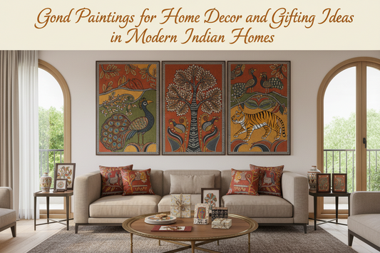 Gond Paintings for Home Decor and Gifting Ideas in Modern Indian Homes