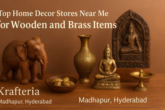 Top Home Decor Stores Near Me for Wooden and Brass Items - Krafteria