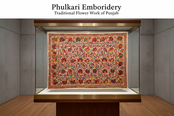 Phulkari Embroidery Traditional Flower Work of Punjab
