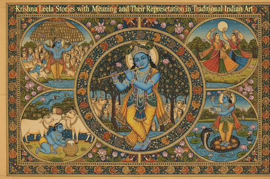Krishna Leela Stories with Meaning and Their Representation in Traditional Indian Art