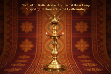 Nachiarkoil Kuthuvilakku: The Sacred Brass Lamp Shaped by Centuries of Tamil Craftsmanship