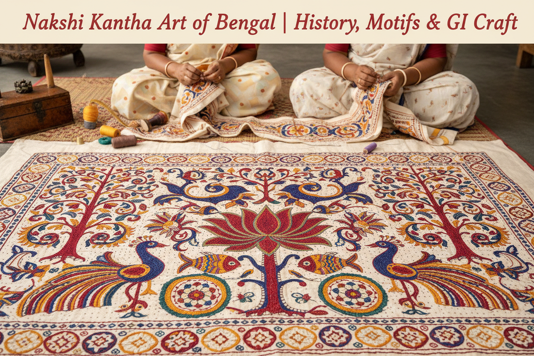 Nakshi Kantha Art of Bengal | History, Motifs & GI Craft