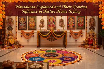 Navadurga Explained and Their Growing Influence in Festive Home Styling