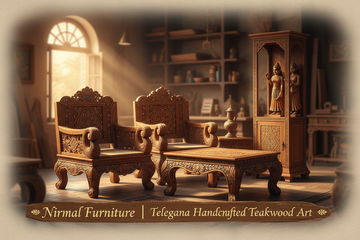 Nirmal Furniture | Telangana Handcrafted Teakwood Art