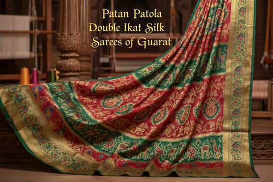 Patan Patola Double Ikat Silk Sarees of Gujarat
