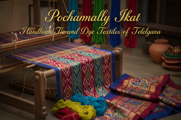 Pochampally Ikat Handloom Tie and Dye Textiles of Telangana