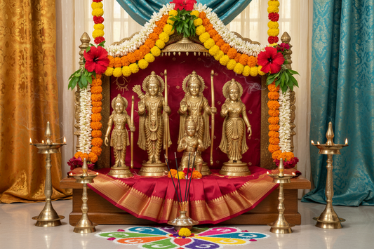 Ram Navami Decoration Ideas with Spiritual Home Decor for a Divine Celebration