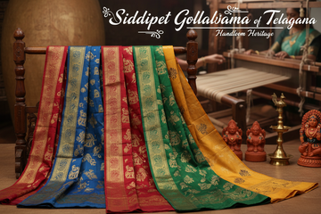 Siddipet Gollabhama Sarees of Telangana Handloom Heritage