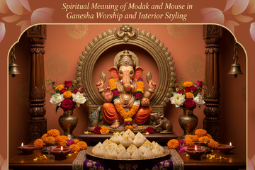 Spiritual Meaning of Modak and Mouse in Ganesha Worship and Interior Styling