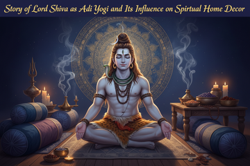 Story of Lord Shiva as Adi Yogi and Its Influence on Spiritual Home Decor
